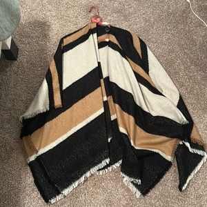 Express women’s one size poncho sweater/cardigan